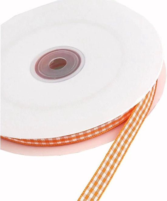 Decorazione per Natale in rilievo - Ruitmotivo - 6 mm largo - Arancione - Decorazione per pacchi di regalo per feste e hobby