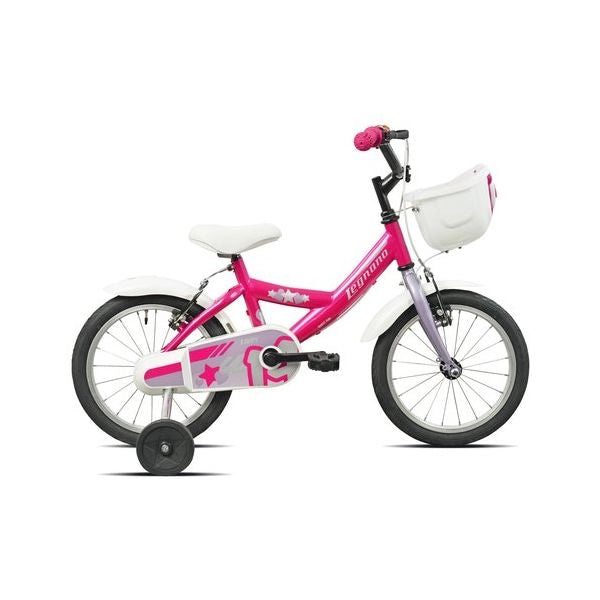 Bicicletta legnano 26l9700d bimba con rotelle fucsia e lilac glossy