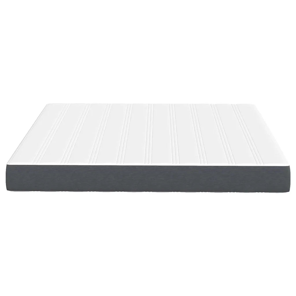 Materasso da Letto con materasso Grigio 180 x 200 cm Tessuto 42008302