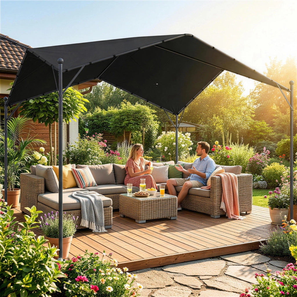 Pergola da giardino ¨C Minimal ¨C grigio 300x300x250 cm