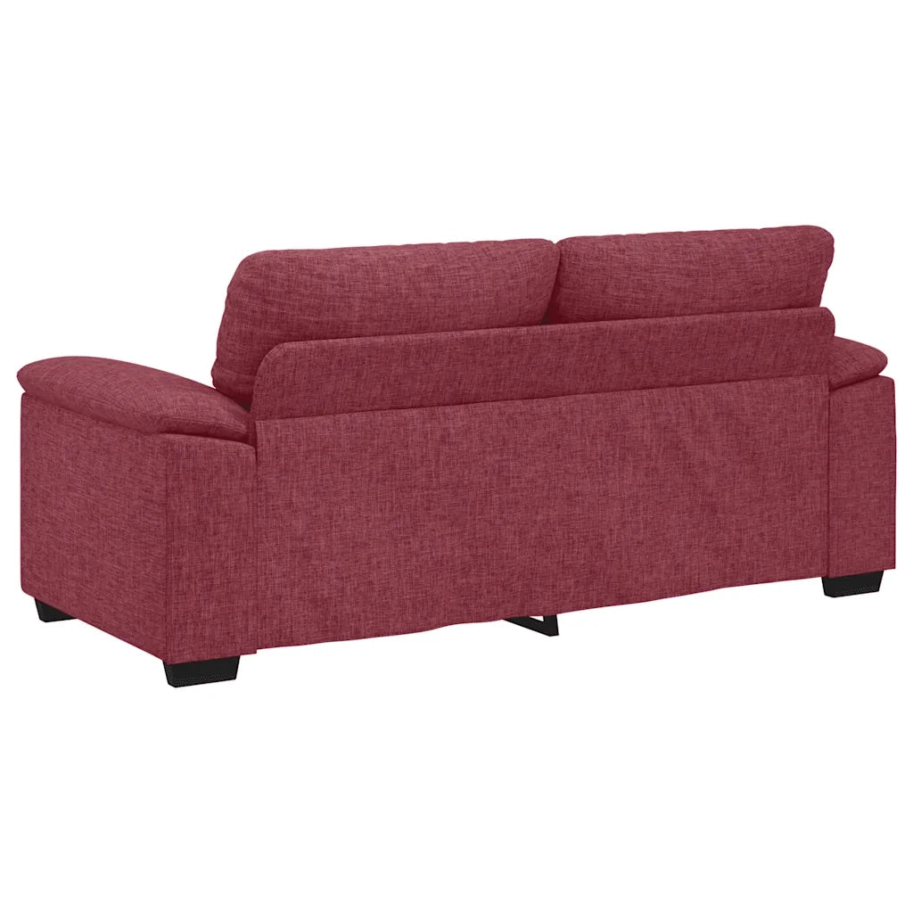 Divano | Divano da soggiorno | Sofa a 2 Posti Rosso Vino 180x81x84 cm in Tessuto