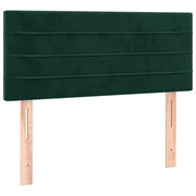 Testiera | Testata Verde scuro 90x5x78/88 cm in Velluto