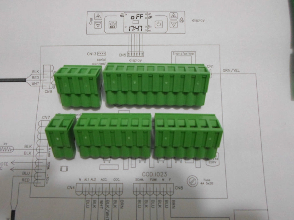 Kit 5 pezzi morsettiere connettori centralina Micronova e altre