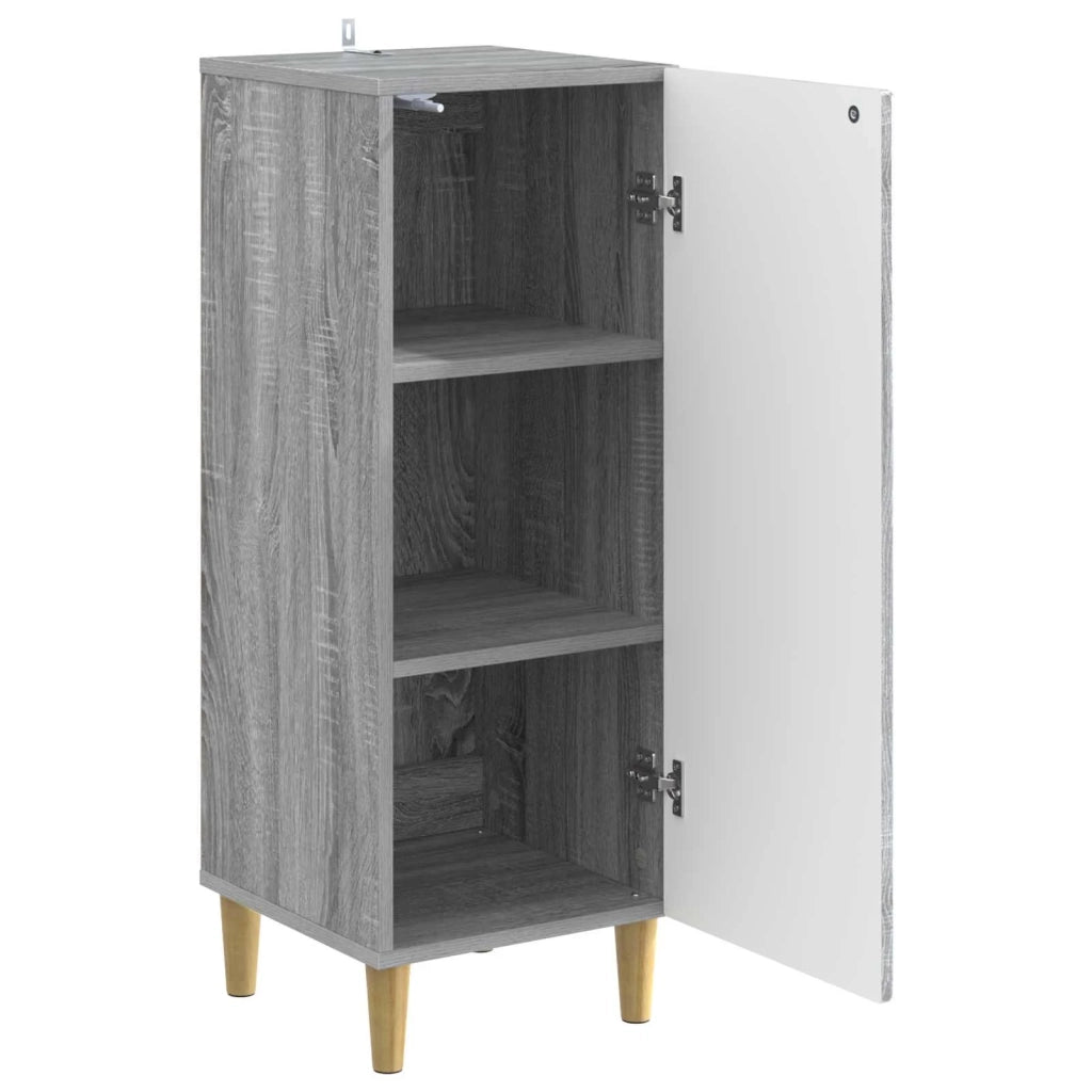 Credenza Sonoma grigio 33 x 34,5 x 90 cm Legno ingegnerizzato 895061