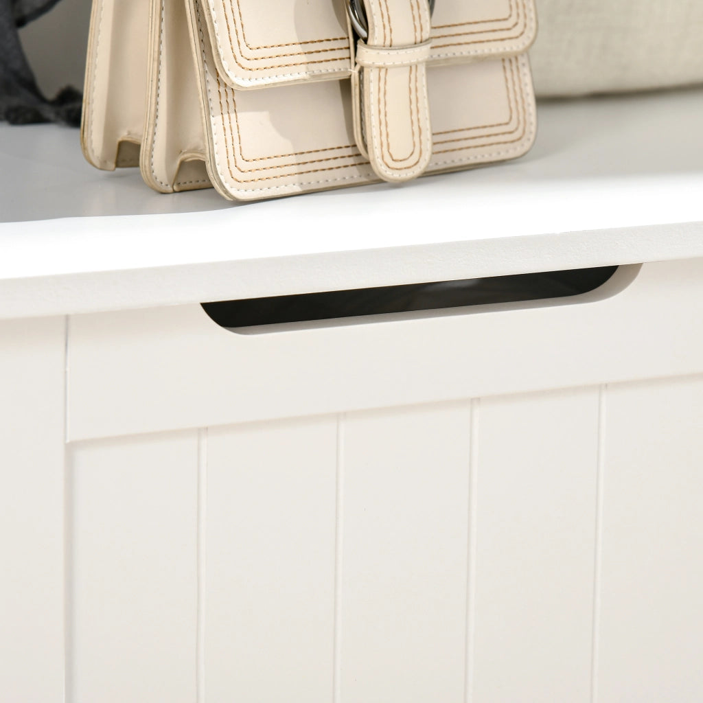 Mobile ingresso 4 in 1 con panca e appendiabiti ¨C Xylo ¨C bianco 71,5x39,5x170 cm