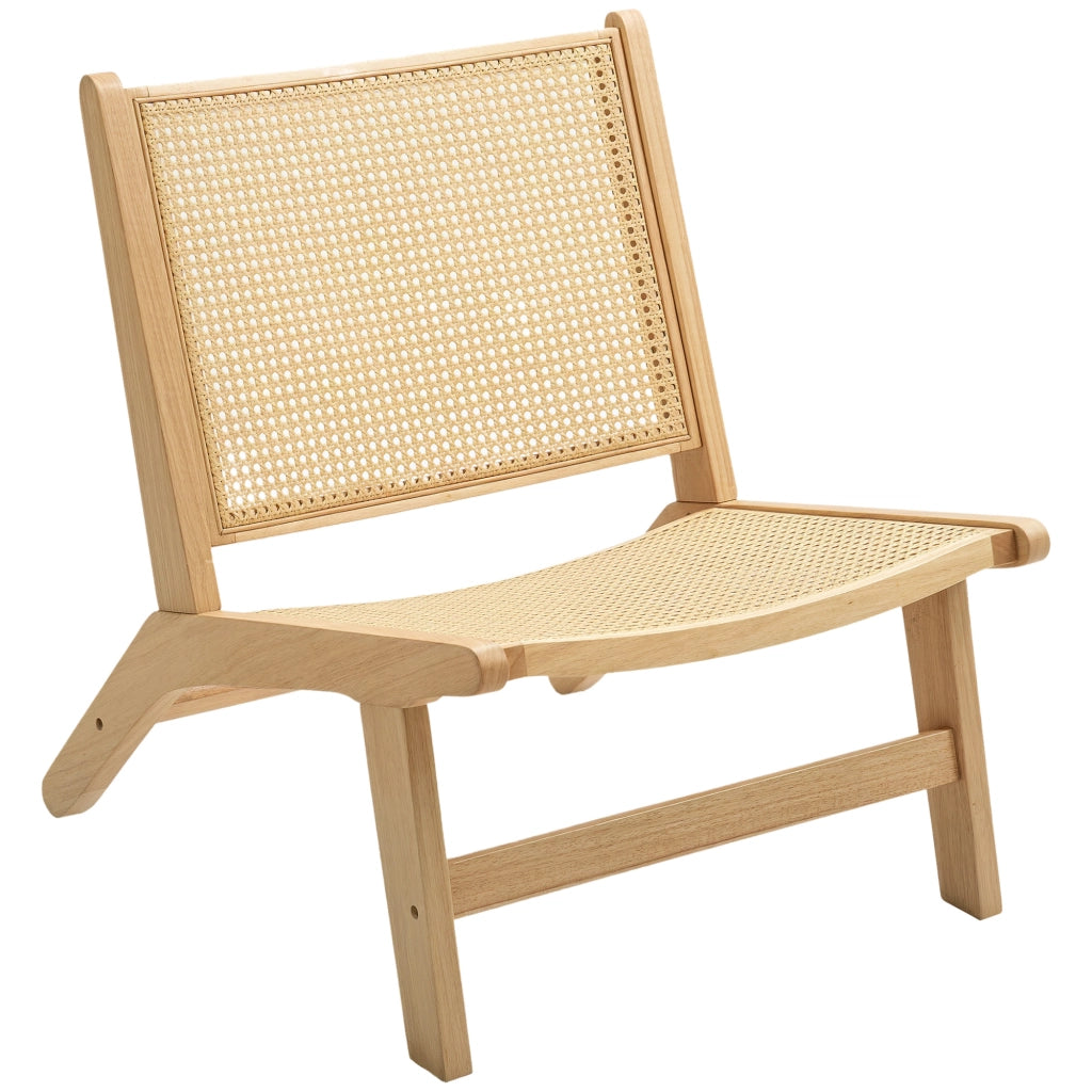 Sedia in Rattan con Schienale Alto ¨C zephmum ¨C Naturale 64x70x74 cm