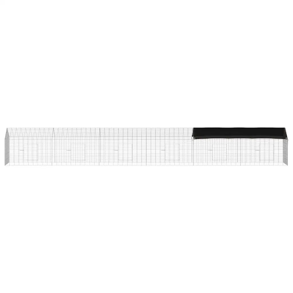 Gabbia per Conigli Argento 600 x 78 x 78 cm Acciaio zincato CFW8051425