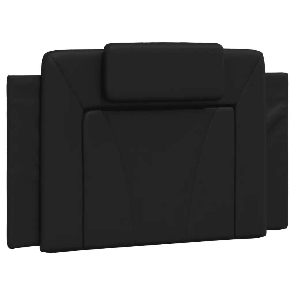 Letto singolo | Letto per adulti | Letto Viana con Materasso Nero 90x190 cm in Similpelle