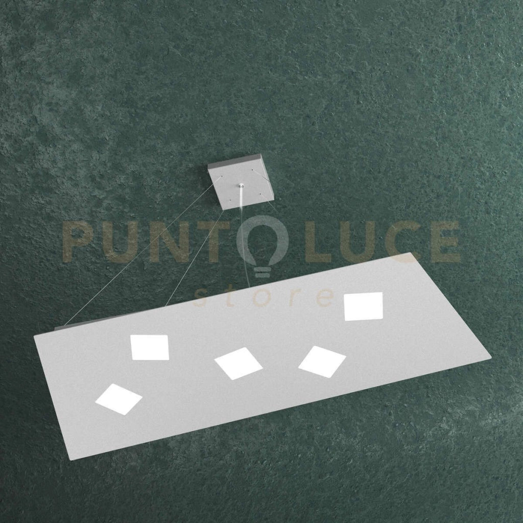 NOTE SOSPENSIONE 5+2 LUCI ATTACCO GX53 BIEMISSIONE LUCI ATTACCO GX53 GRIGIO