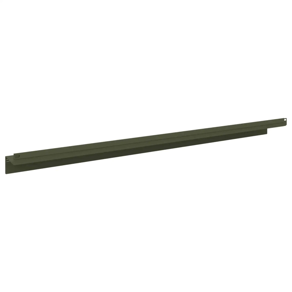 Bordura per Prato 30 pz 100 x 10 x 8 cm Acciaio Verde Oliva 8008879