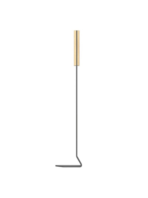 Set attrezzi per camino 3 pezzi in acciaio e legno - Set 4 L
