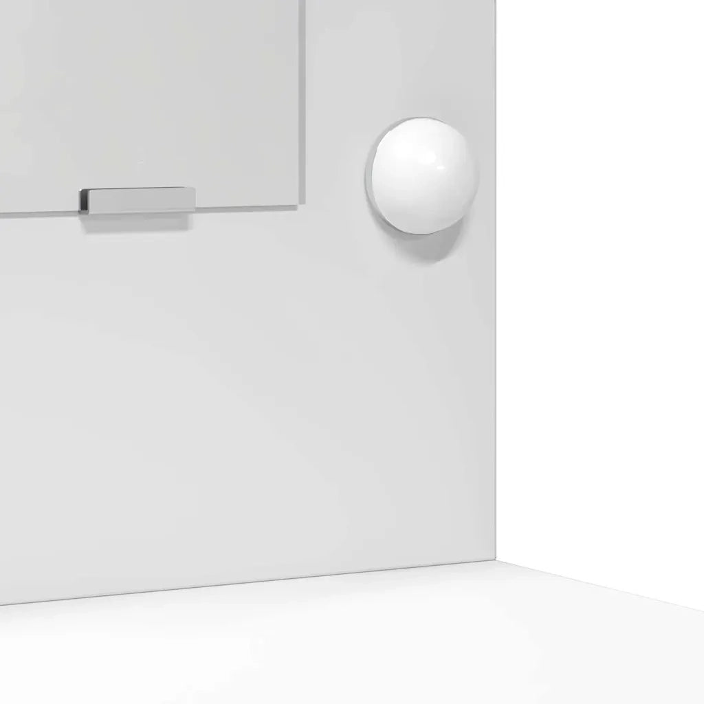 Toeletta | Tavolo da Trucco con cassetto 2 pz Bianco Legno multistrato