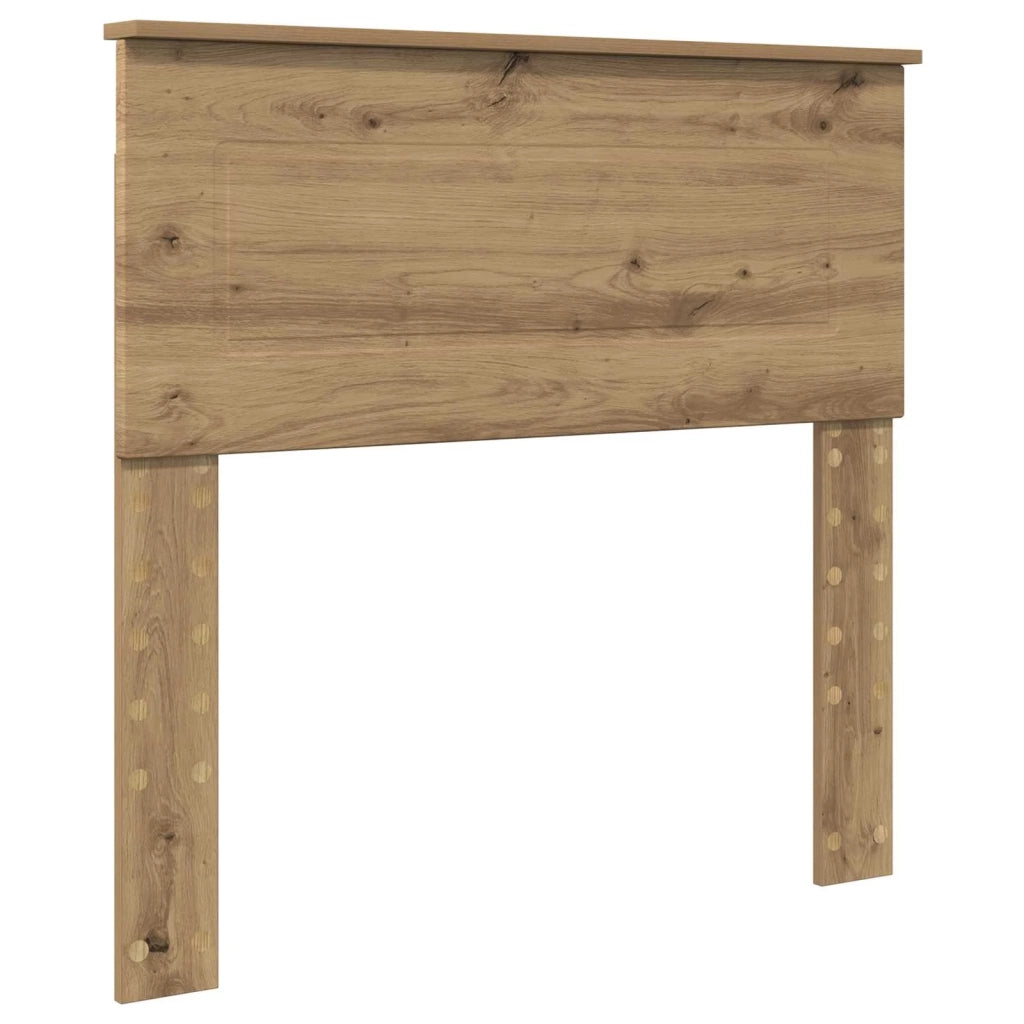 Struttura del letto con testiera Rovere Artigianale 75 x 190 cm