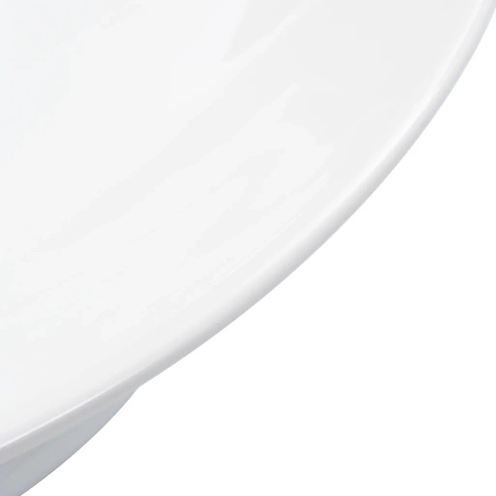 Lavandino 41x12,5 cm in Ceramica Bianco 143907