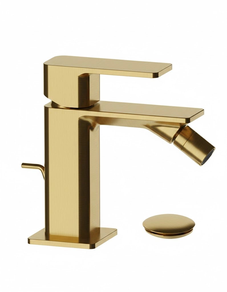 MISCELATORE BIDET LINEA ICON- Oro Spazzolato- MARIA- pezzi 1