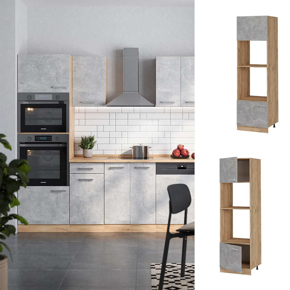 Vicco Set mobili bagno Calcestruzzo 60 cm