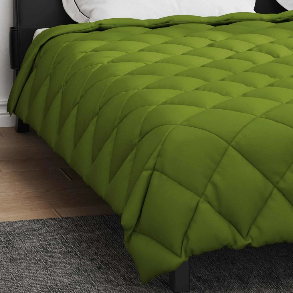Piumone | Duvet Invernale Verde 200 x 220 cm Microfibra