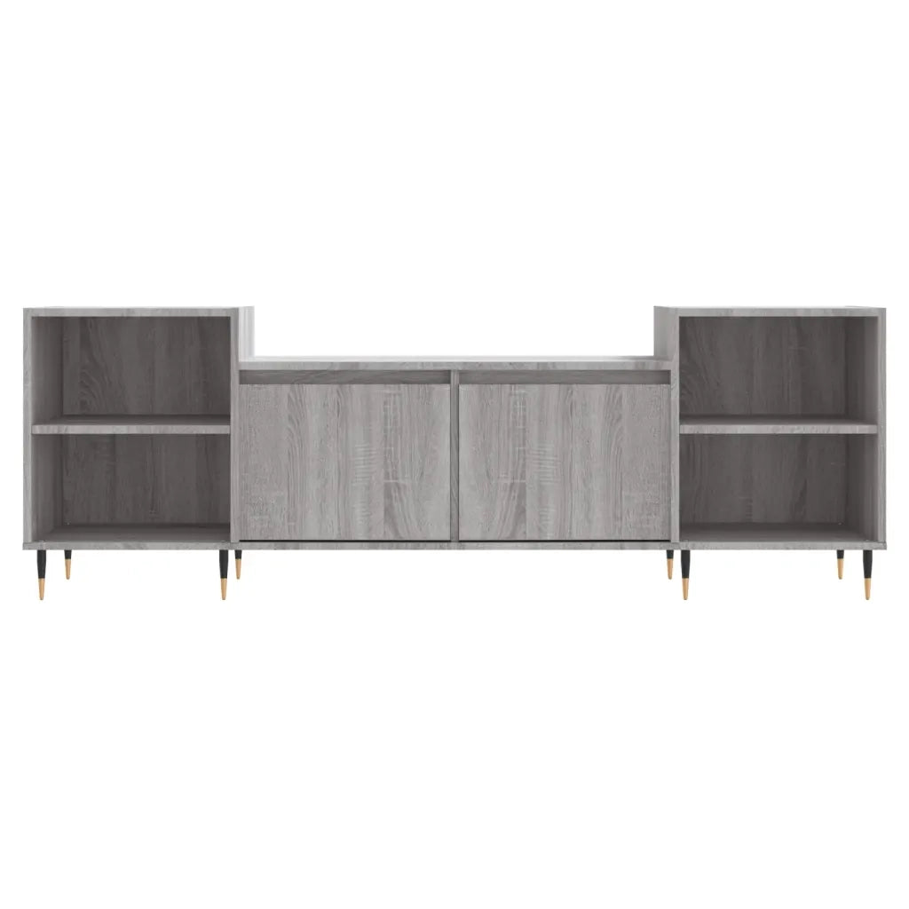 Mobile TV-Credenza TV-Console TV Grigio Sonoma 160x35x55 cm in Legno Multistrato 246309