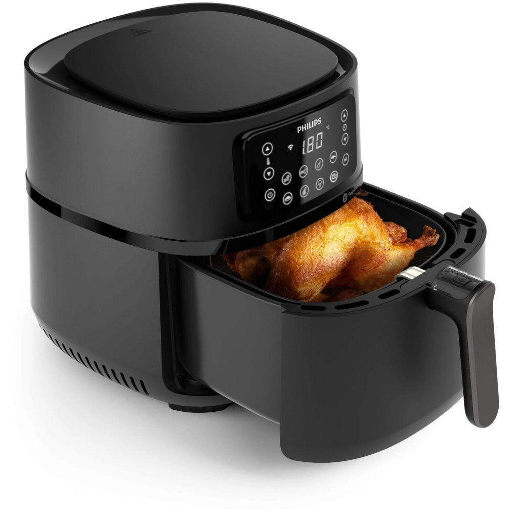 Philips HD9285-93 Friggitrice ad aria XXL Serie 5000 7,2 L 2000 W 16 programmi Wi-Fi colore Nero