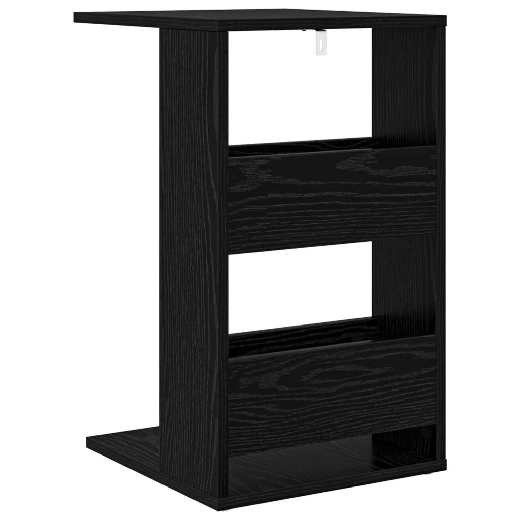 Tavolo laterale Rovere Nero 40 x 35 x 60,5 cm Legno multistrato 8000341