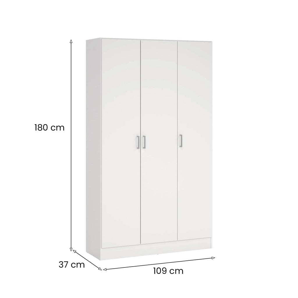 Vado, Armadio Multiuso Grande 4 Ripiani, 103.8x180h cm Bianco