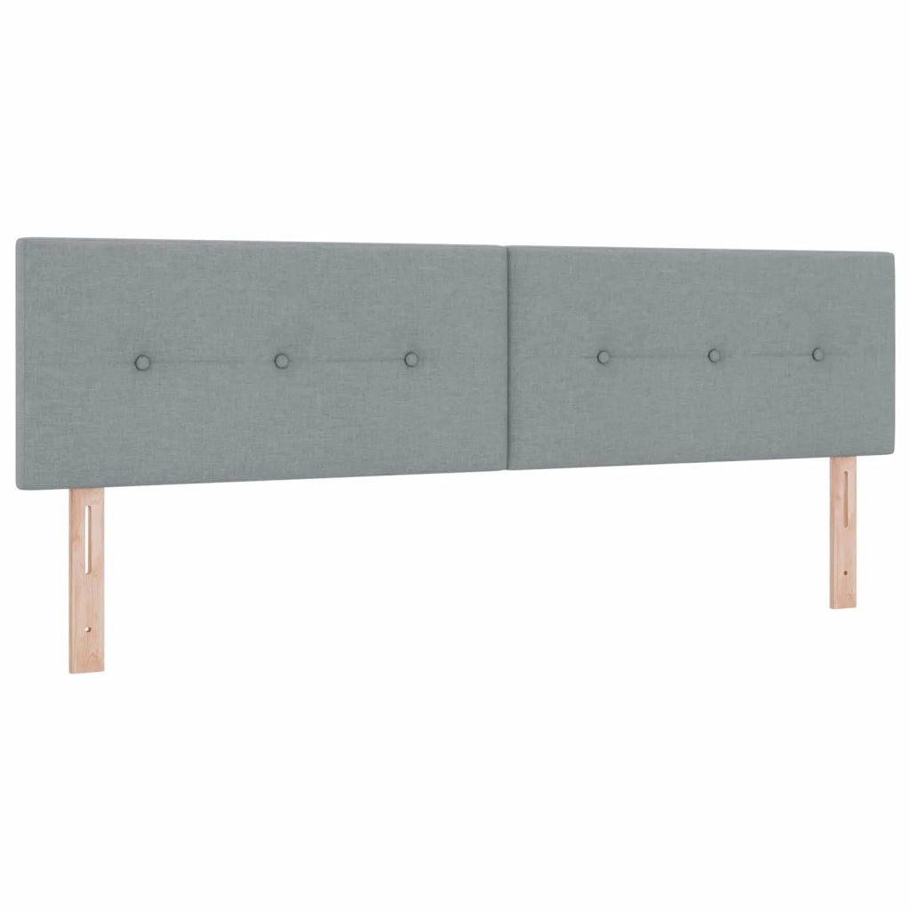 Letto box spring con materasso Grigio Chiaro 180 x 200 cm 3452988