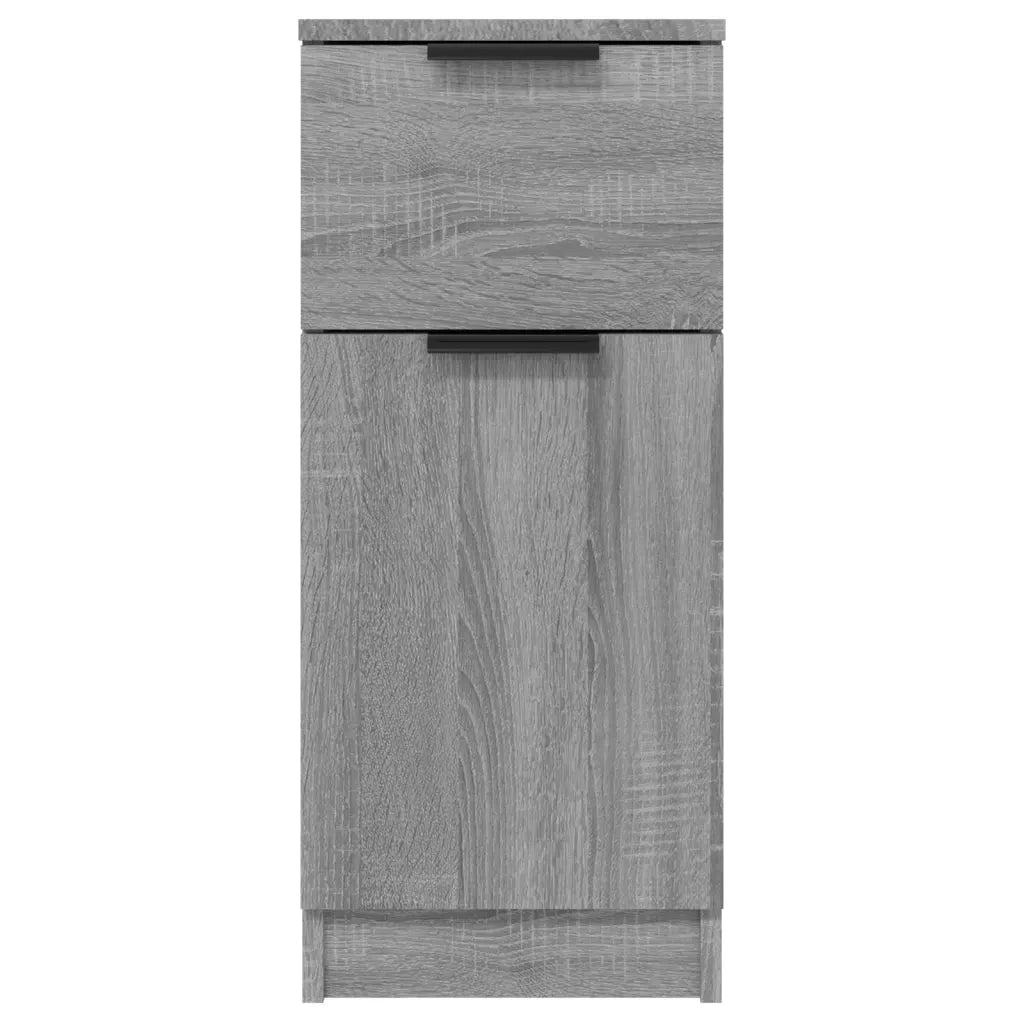 Credenza-Buffet-Armadio da cucina Grigio Sonoma 30x30x70 cm in Legno Multistrato 722482