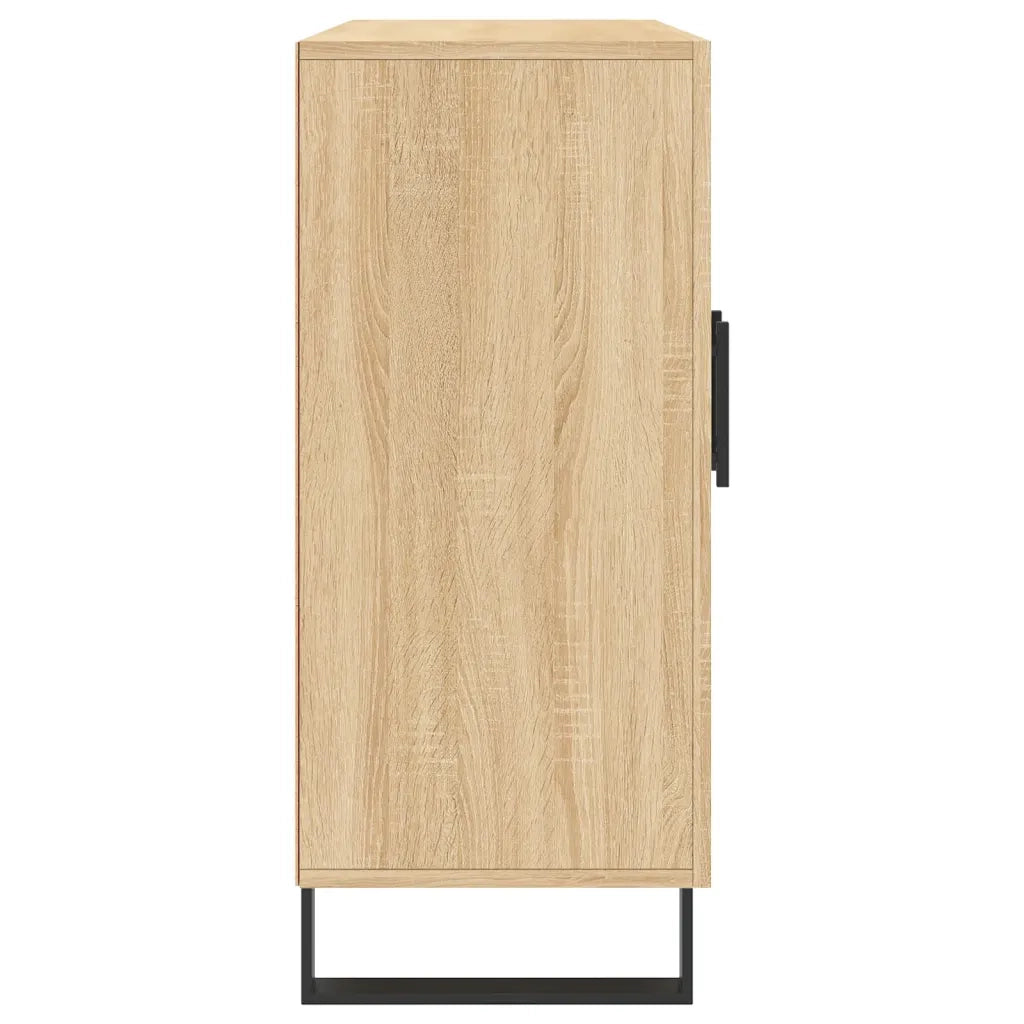 Credenza Rovere Sonoma 90x34x80 cm in Legno Multistrato 828135