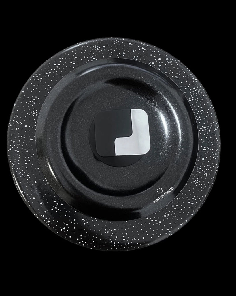 Coperchio Magico Antiodore Ventur Magic in Alluminio Ø28 cm Pomello Salvaspazio Nero