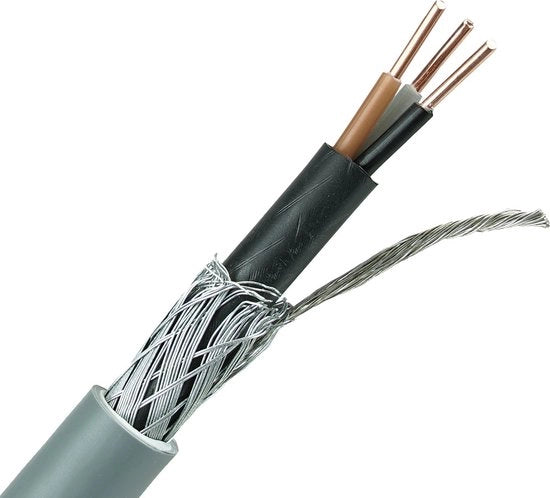 Cavo di terra 3x1,5 mm² per bobina da 500 metri