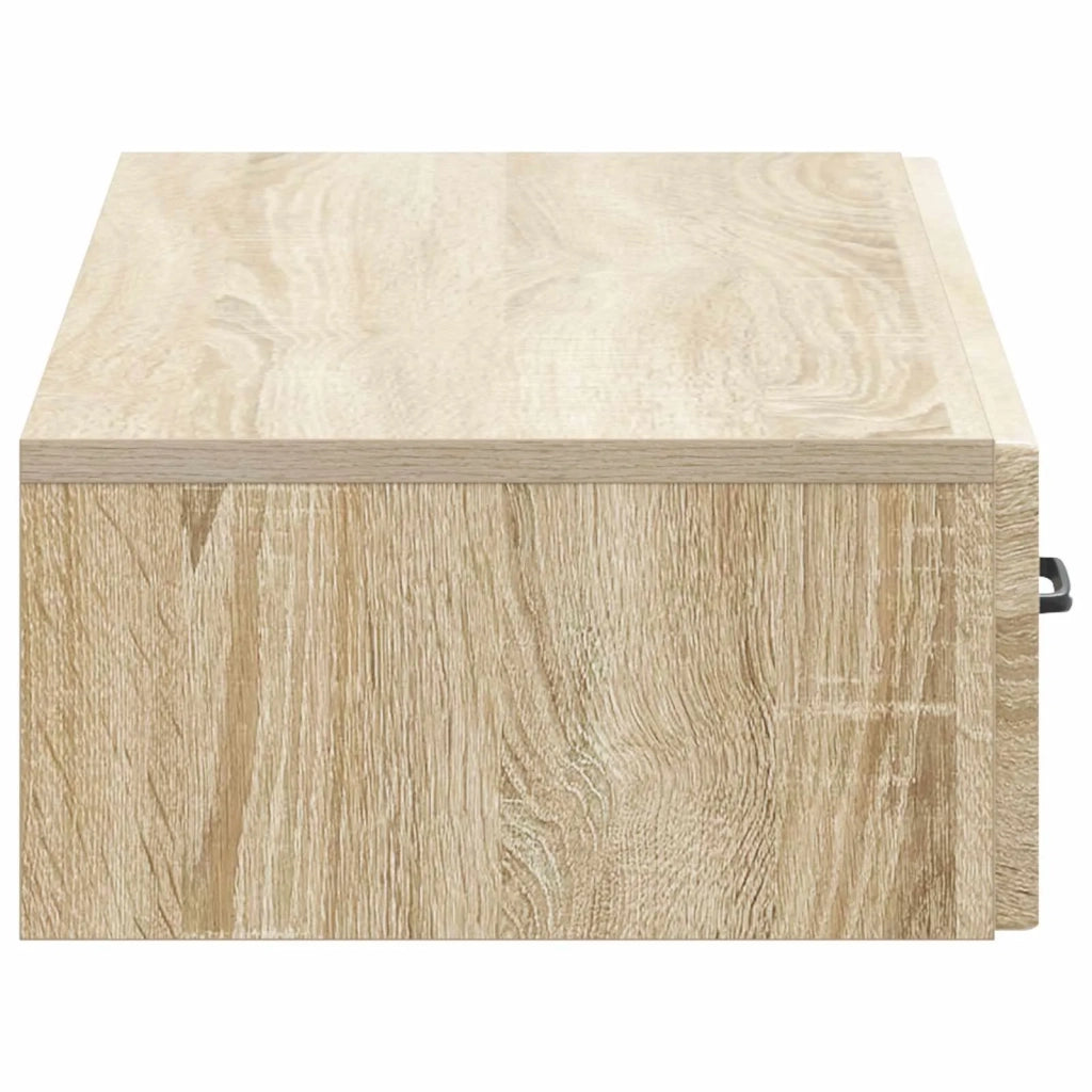Tavolino da Parete Laterale | Tavolo laterale | Tavolino Rovere Sonoma 87,5 x 34,5 x 17 cm