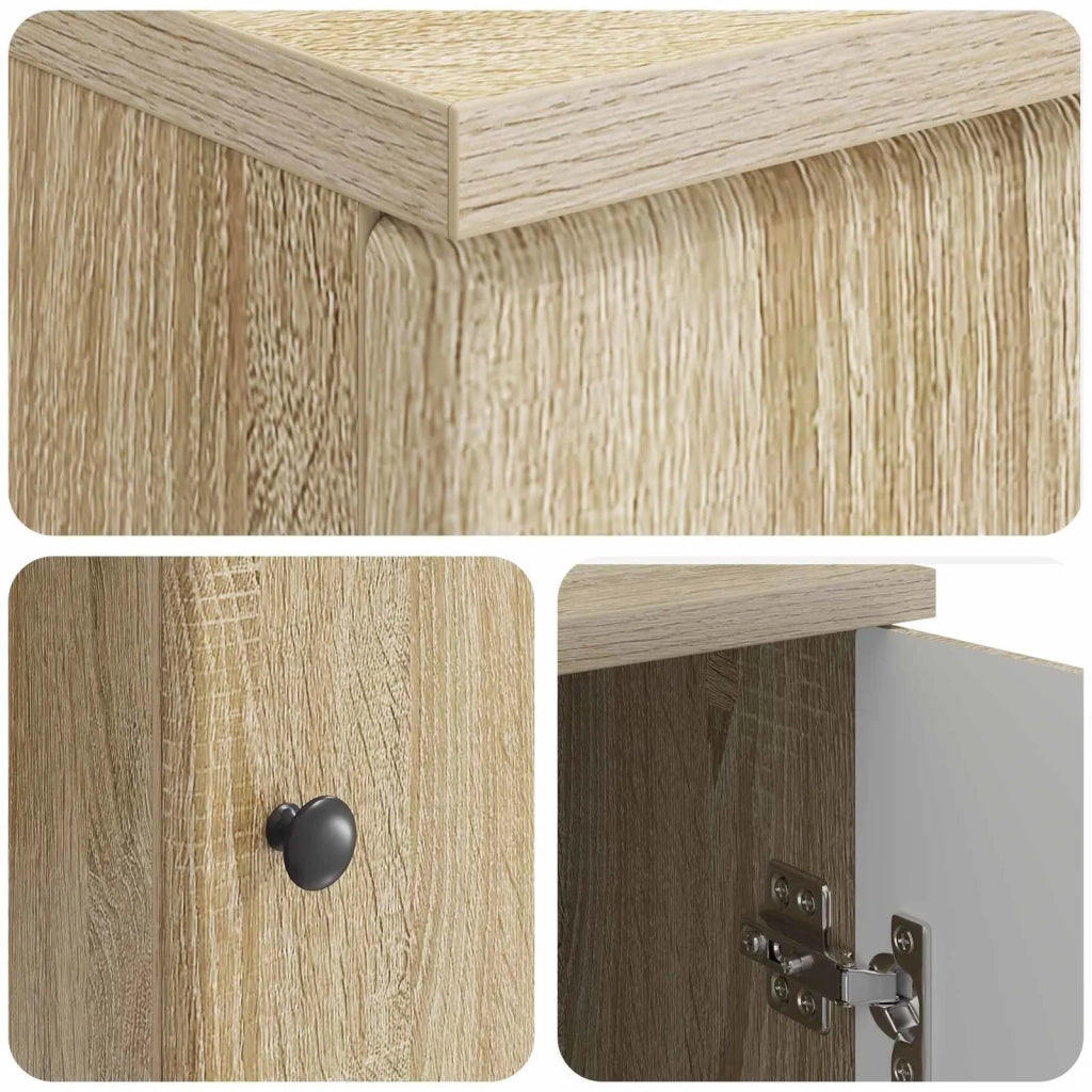 Scrivania | Tavolo da Ufficio Rovere Sonoma 142,5 x 50 x 75 cm Legno ingegnerizzato