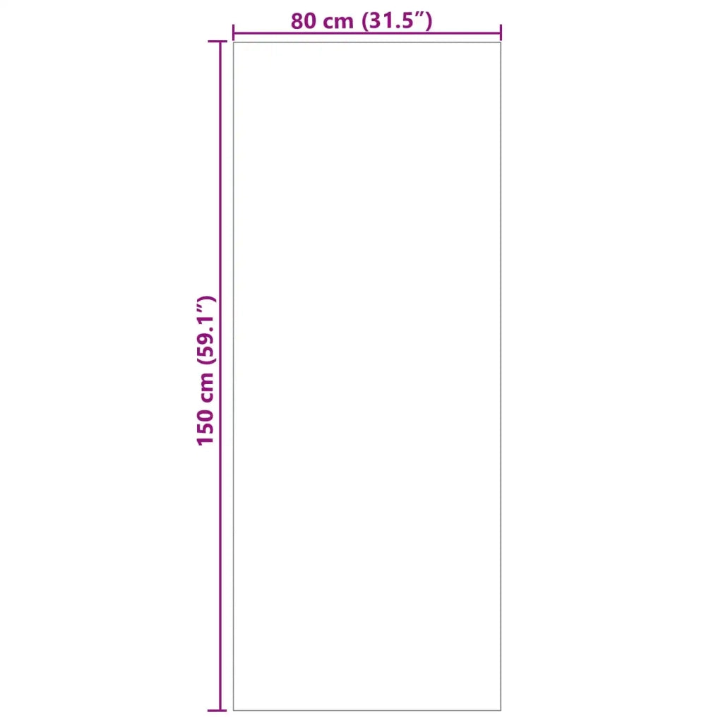 Tappeti per area SIROLO Beige 150 x 80 cm Poliestere 42022739