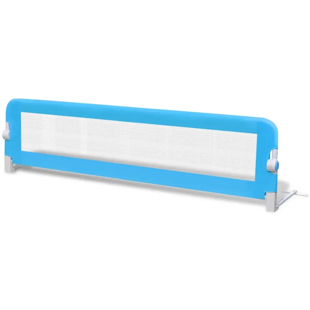 Sponde Letto per la Sicurezza dei Bambini 2 pz Blu 150x42 cm CFW8690754