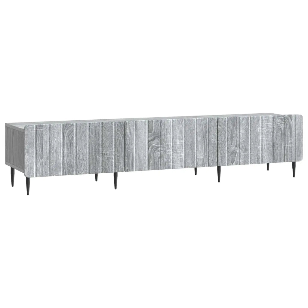 Mobile TV Grigio Sonoma 147 x 34,5 x 32 cm Legno ingegnerizzato 894481