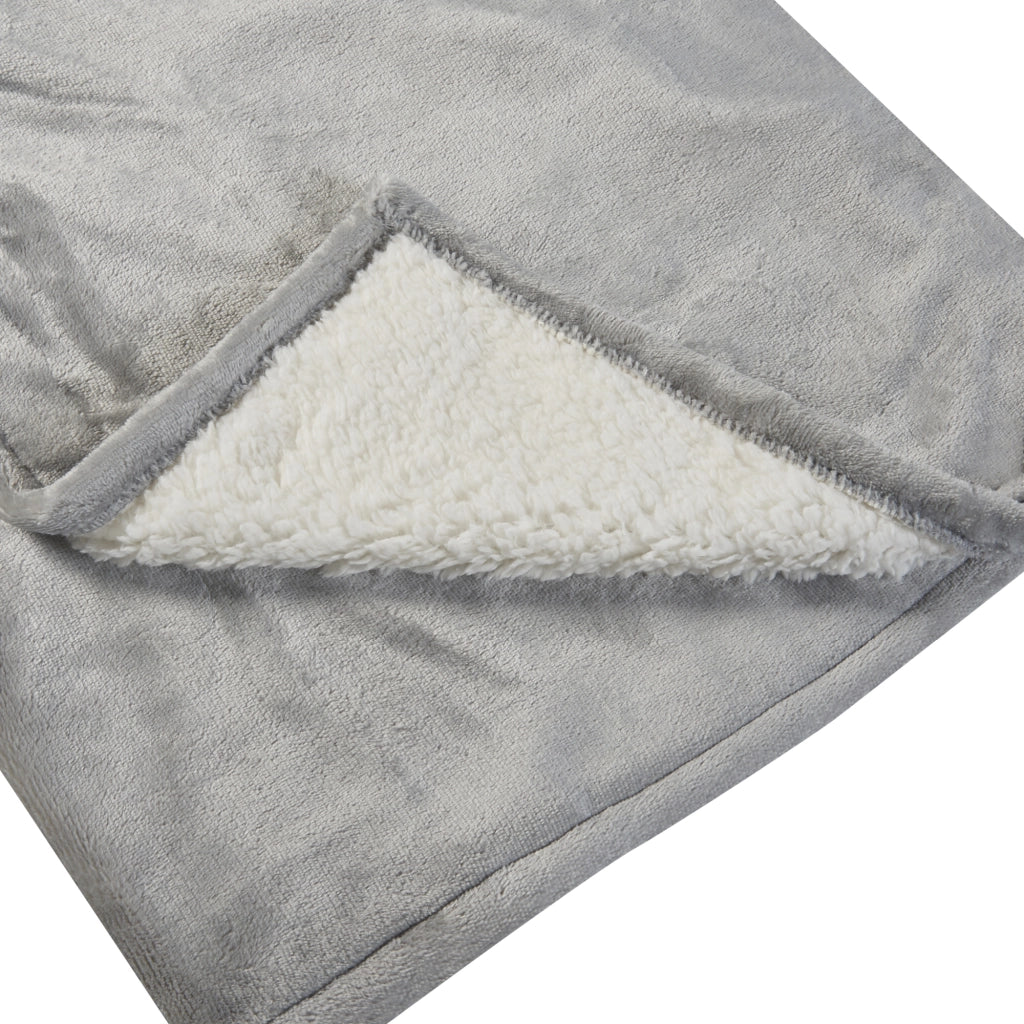 Coperta Riscaldante Archi Termocoperta Elettrica 180 x 130 cm Grigio Chiaro [en.casa]