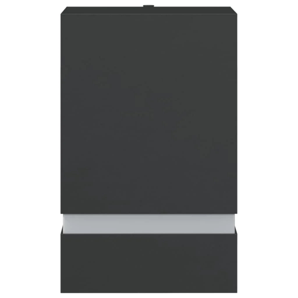 Elegante lampada da parete per esterni da giardino 9,5 x 7,5 x 15 cm acciaio inox nero 02_0056633