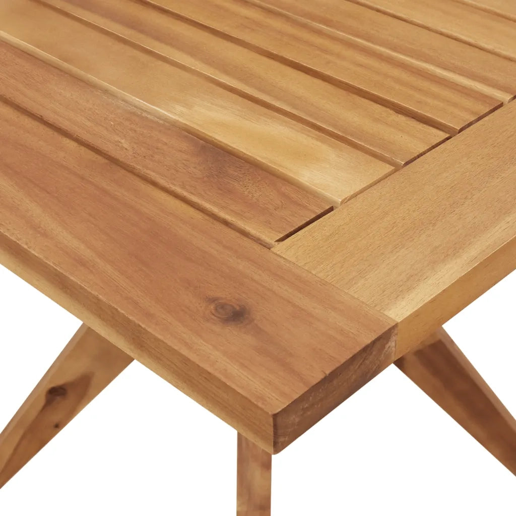 Set da Pranzo per Giardino 5 pz in Legno Massello di Acacia 3283569