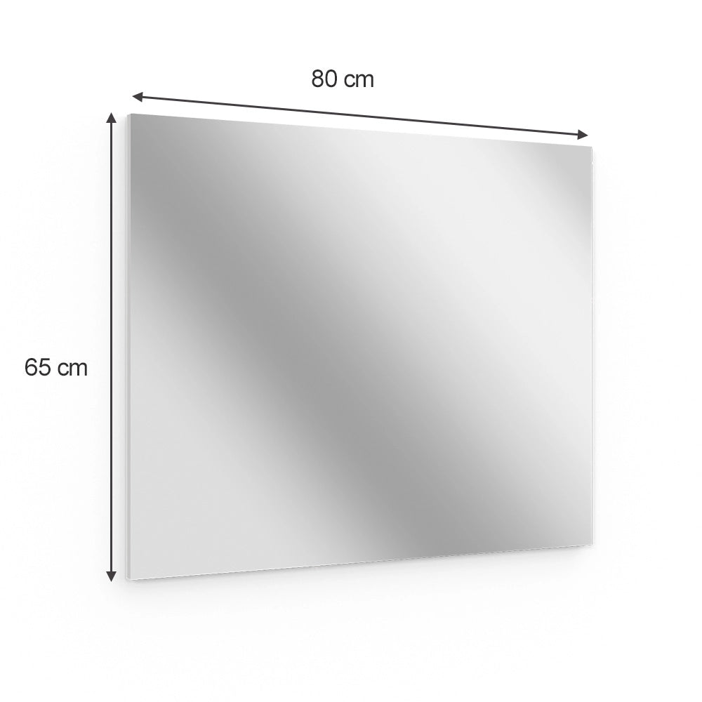 Vicco Specchio bagno Bianco 80 x 65 cm