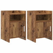 Comodini 2 pcs Legno antico 40 x 36 x 60 cm 8011048