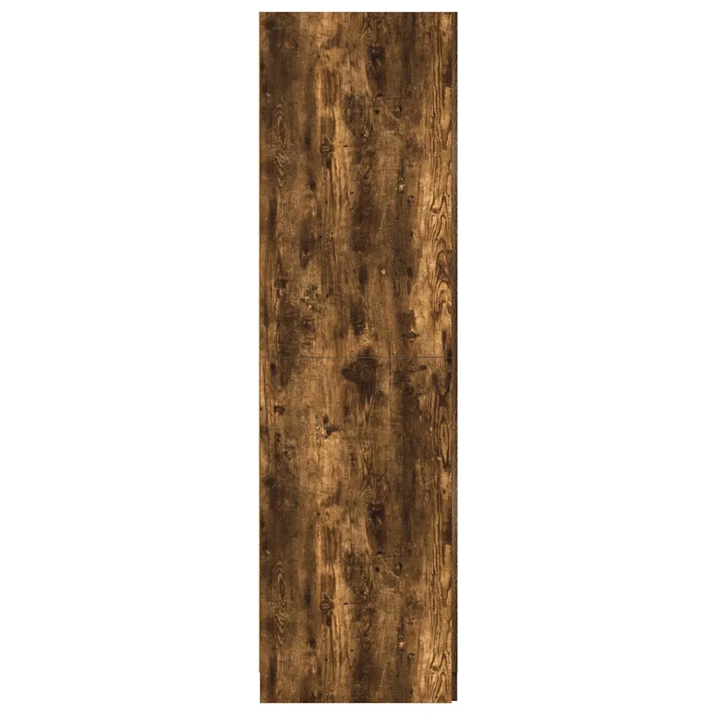 Armadio Rovere Fumo 80x52x180 cm in Legno Multistrato 815351