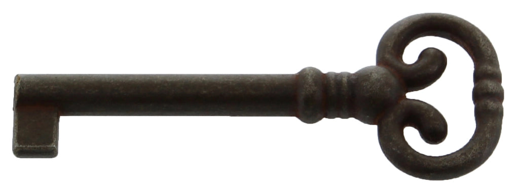 CHIAVE P/MOBILI 33007 29X74 MM FERRO VECCHIO*- METAL STYLE- 25,0 pz
