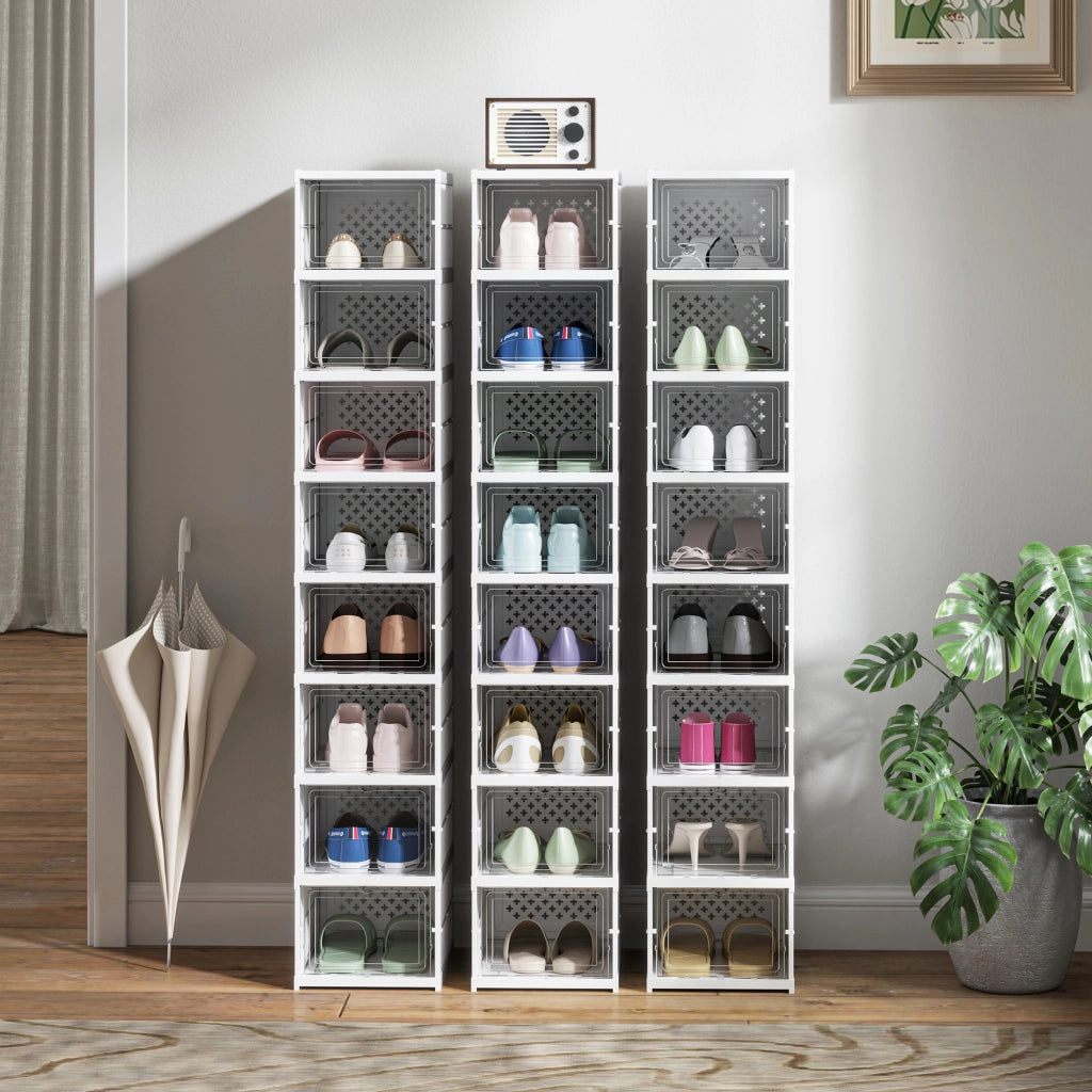 Scarpiera 8 Ripiani Folding ¨C Minimal ¨C Bianco