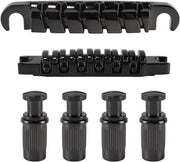Ponte e tailpiece elettrico per chitarre 6 corde - nero