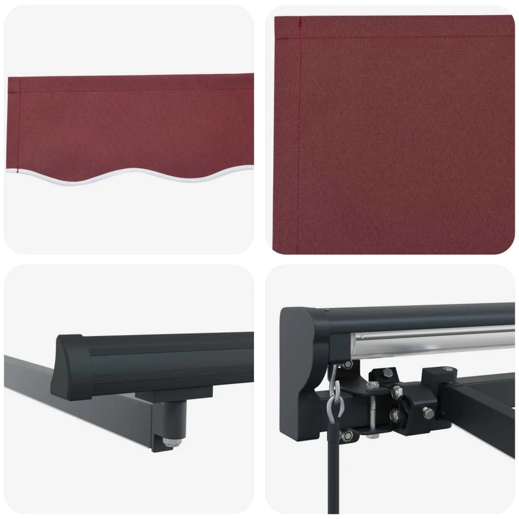 Cornice per Tenda Manuale con LED 3 x 2,5 m 3420805