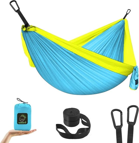 Ombrello per bambini da campeggio portatile per ragazze e ragazzi con cinturino - Blu del cielo