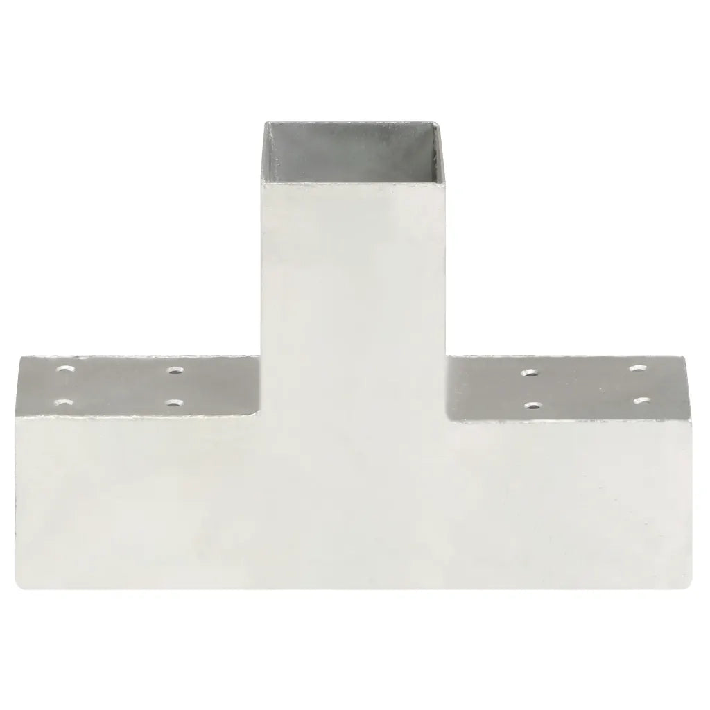 Connettore per Pali a Forma di T in Metallo Zincato 71x71 mm CFW7641370