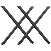 Tavolino ¨C zephmum ¨C nero, metallo, 70x72 cm