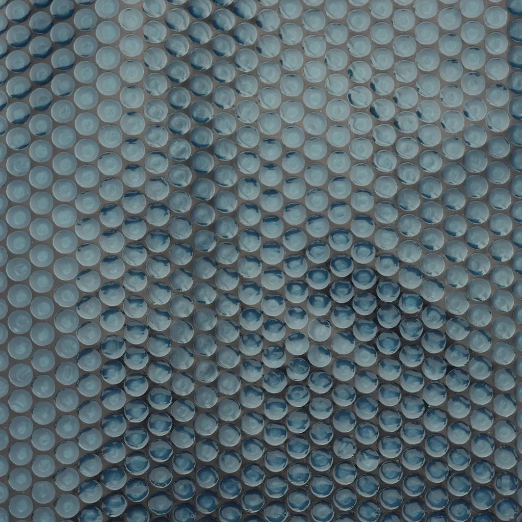 Pellicola Galleggiante Solare PE Piscina 1000x500 cm Nero e Blu 92970