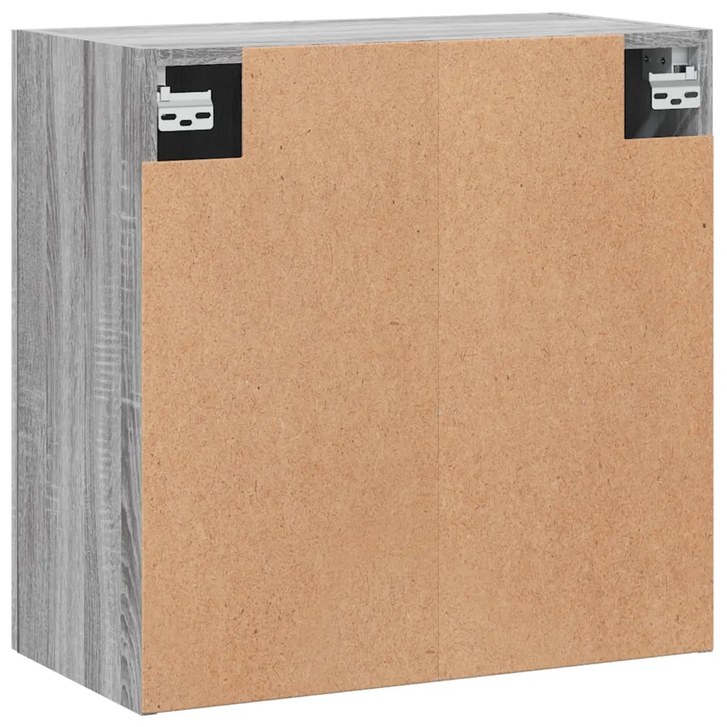Armadietto a Muro | Mobile Pensile Grigio Sonoma 60x31x60 cm in Legno Multistrato